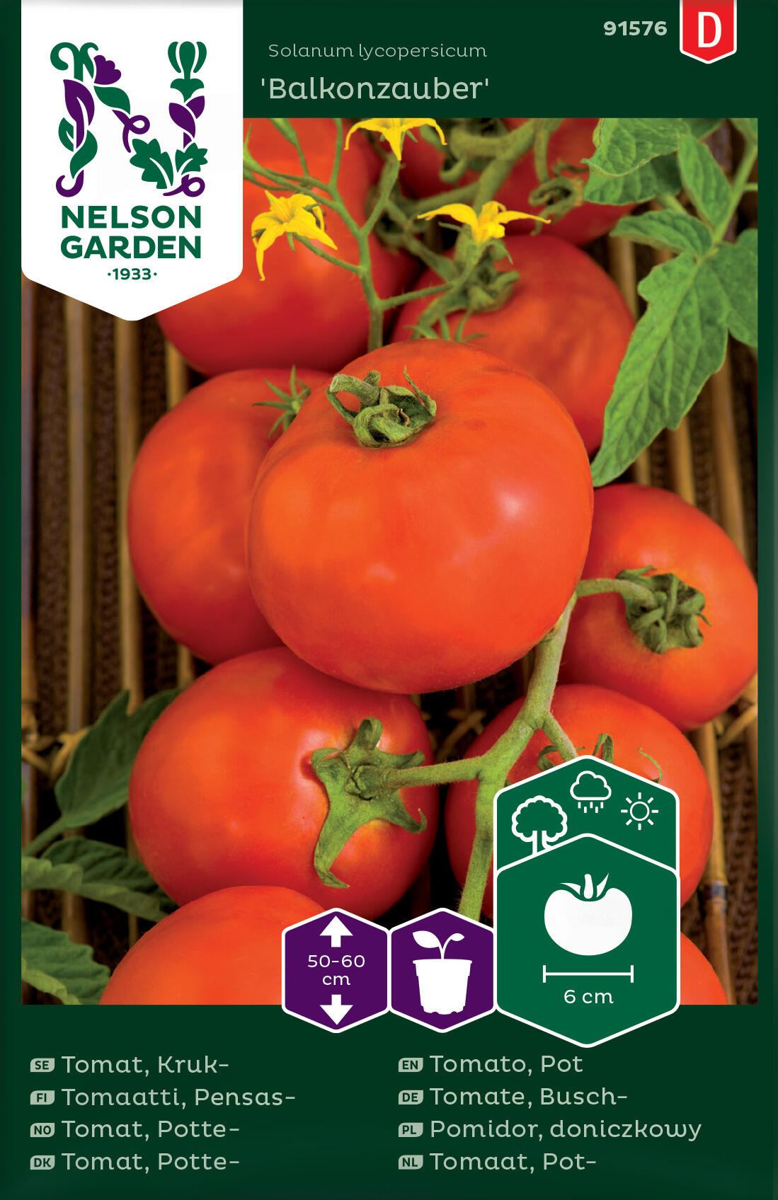 Vanlig tomat "Balkonzauber"